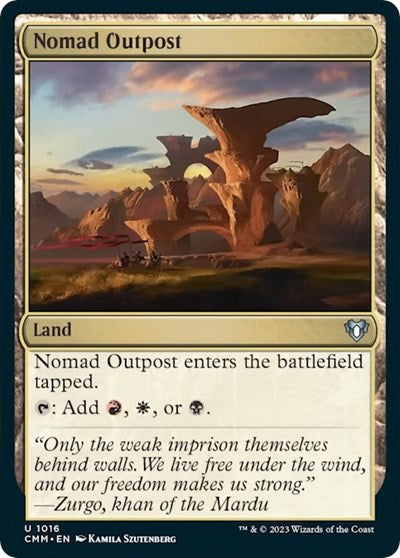 Nomad Outpost (Commander Masters) Near Mint