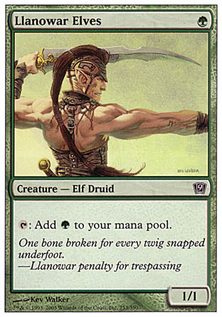 Llanowar Elves (9th Edition) Near Mint Russian