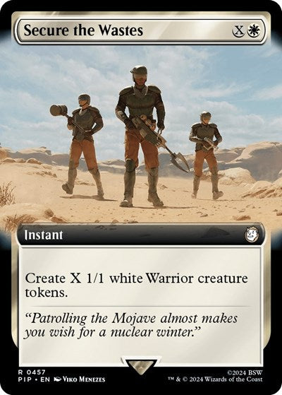 Secure the Wastes (Extended Art) (Universes Beyond: Fallout) Near Mint