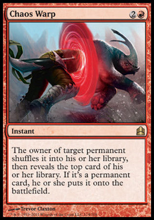 Chaos Warp (Commander) Light Play