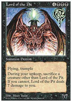 Lord of the Pit (5th Edition) Light Play