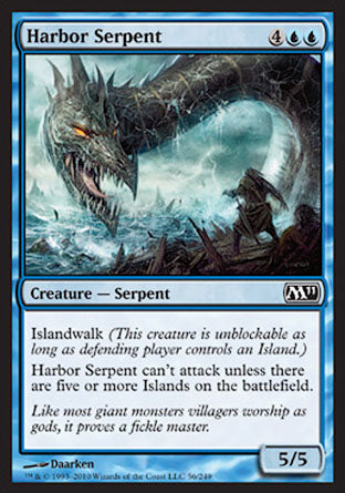 Harbor Serpent (Magic 2011 Core Set) Near Mint Foil