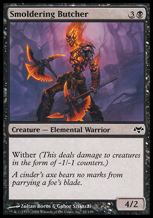 Smoldering Butcher (Eventide) Near Mint Foil