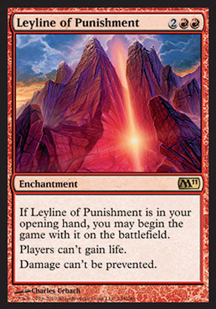 Leyline of Punishment (Magic 2011 Core Set) Near Mint Foil