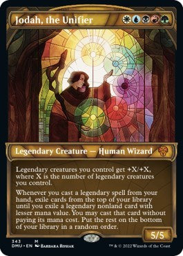 Jodah, the Unifier (Textured Foil) (Dominaria United) Near Mint