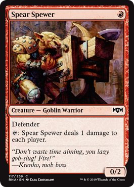 Spear Spewer (Ravnica Allegiance) Near Mint Foil