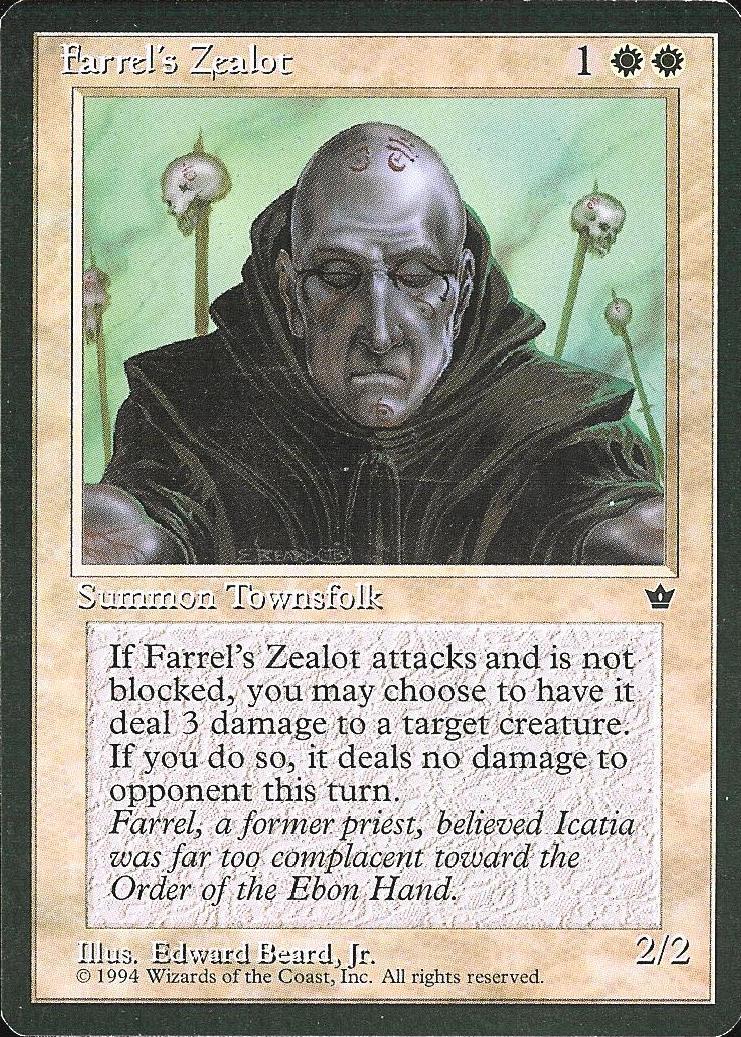 Farrel's Zealot (1) (Fallen Empires) Near Mint