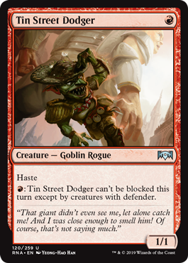 Tin Street Dodger (Ravnica Allegiance) Near Mint Foil