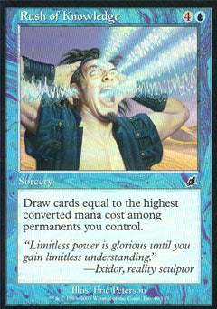 Rush of Knowledge (Scourge) Light Play