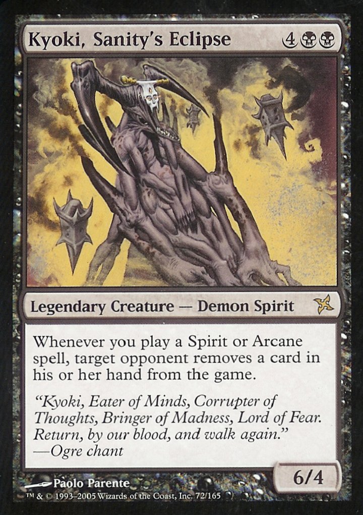 Kyoki, Sanity's Eclipse (Betrayers of Kamigawa) Near Mint Foil