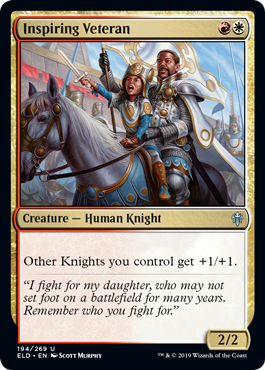 Inspiring Veteran (Throne of Eldraine) Near Mint