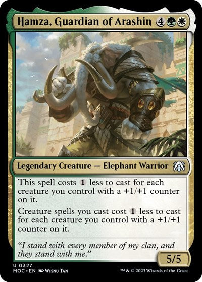 Hamza, Guardian of Arashin (Commander: March of the Machine) Near Mint