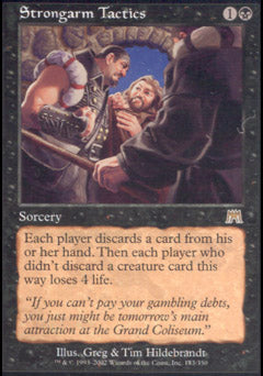 Strongarm Tactics (Onslaught) Light Play Foil