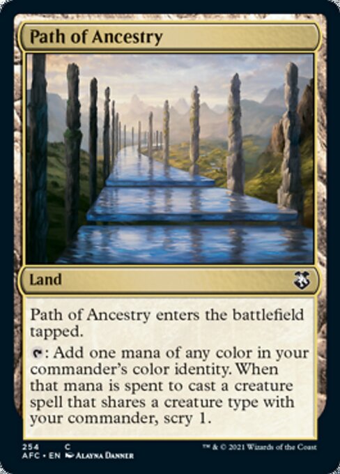 Path of Ancestry (Commander 2021 Forgotten Realms) Near Mint