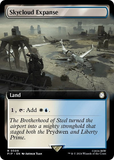 Skycloud Expanse (Extended Art) (Universes Beyond: Fallout) Near Mint