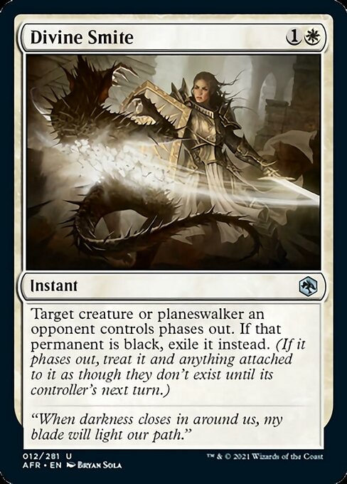 Divine Smite (Adventures in the Forgotten Realms) Near Mint Foil