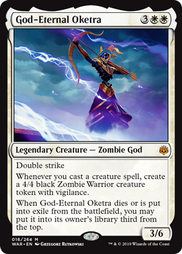 God-Eternal Oketra (War of the Spark) Near Mint Foil