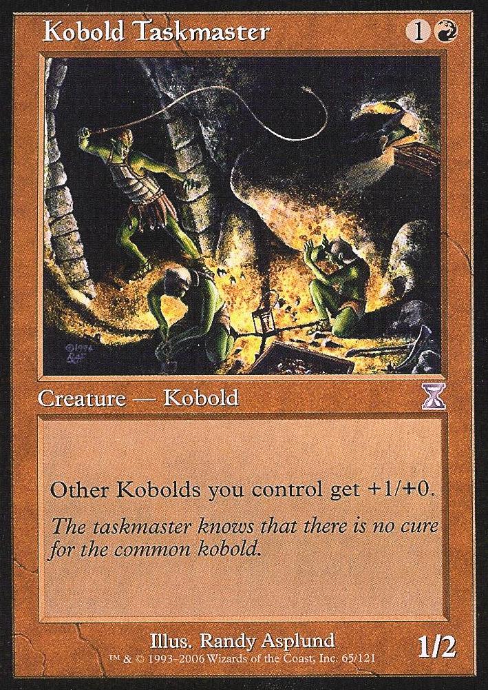 Kobold Taskmaster (Time Spiral Time Shifted) Near Mint Spanish