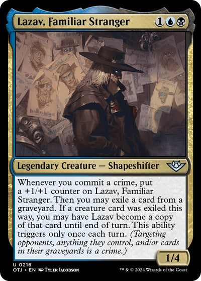 Lazav, Familiar Stranger (Outlaws of Thunder Junction) Near Mint