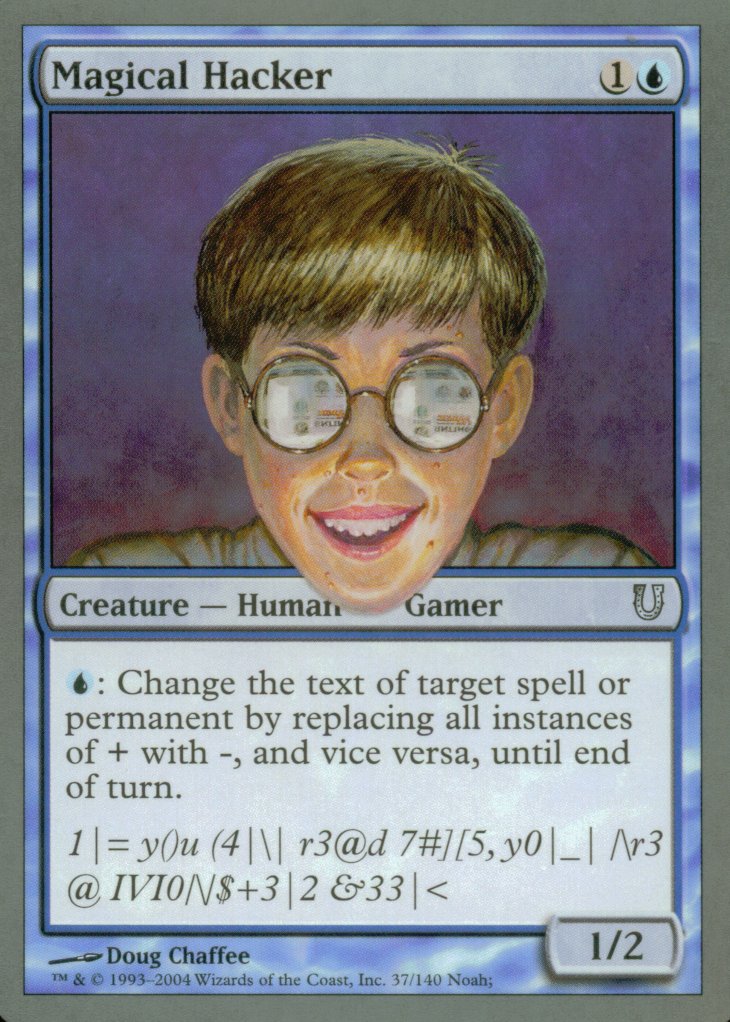 Magical Hacker (Unhinged) Near Mint