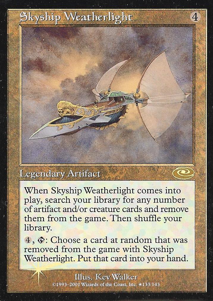 Skyship Weatherlight (Alternate Art) (Promotional Cards) Near Mint Foil
