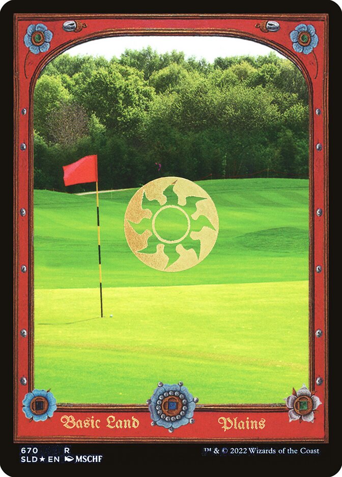 Plains 670 (Secret Lair) Near Mint