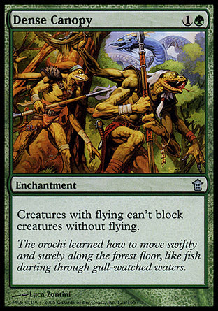 Dense Canopy (Saviors of Kamigawa) Near Mint Foil