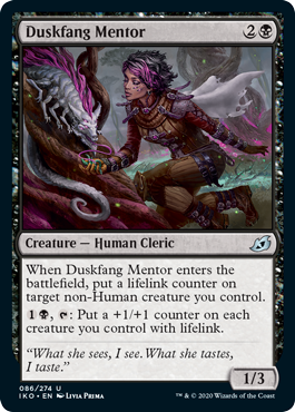 Duskfang Mentor (Ikoria: Lair of Behemoths) Near Mint Foil