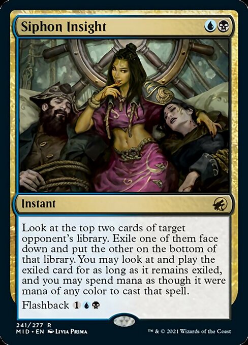 Siphon Insight (Innistrad: Midnight Hunt) Near Mint Foil