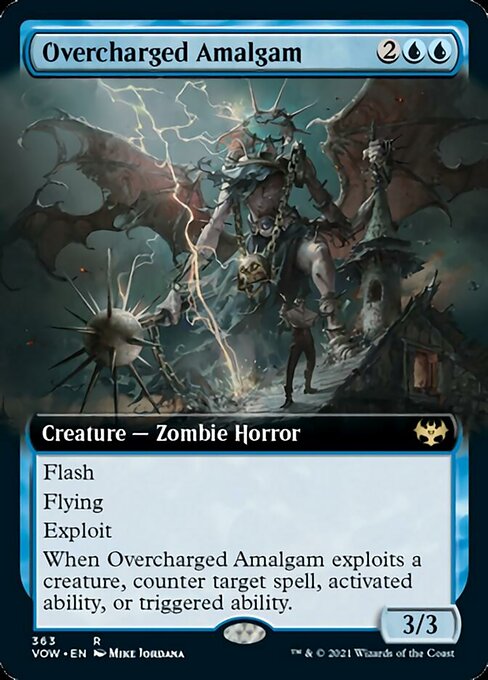 Overcharged Amalgam (Extended Art) (Innistrad: Crimson Vow) Near Mint