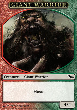 Red Green Giant Warrior (Token) (Shadowmoor) Near Mint