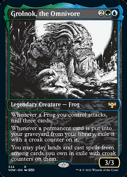 Grolnok, the Omnivore (Showcase) (Innistrad: Crimson Vow) Near Mint