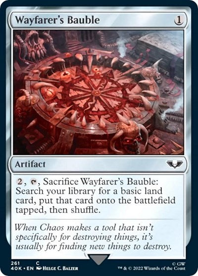 Wayfarer's Bauble (261) (Surge Foil) (Universes Beyond: Warhammer 40K) Near Mint