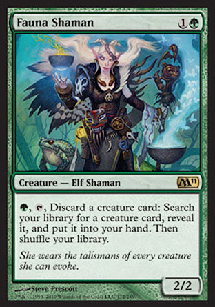 Fauna Shaman (Magic 2011 Core Set) Near Mint Foil