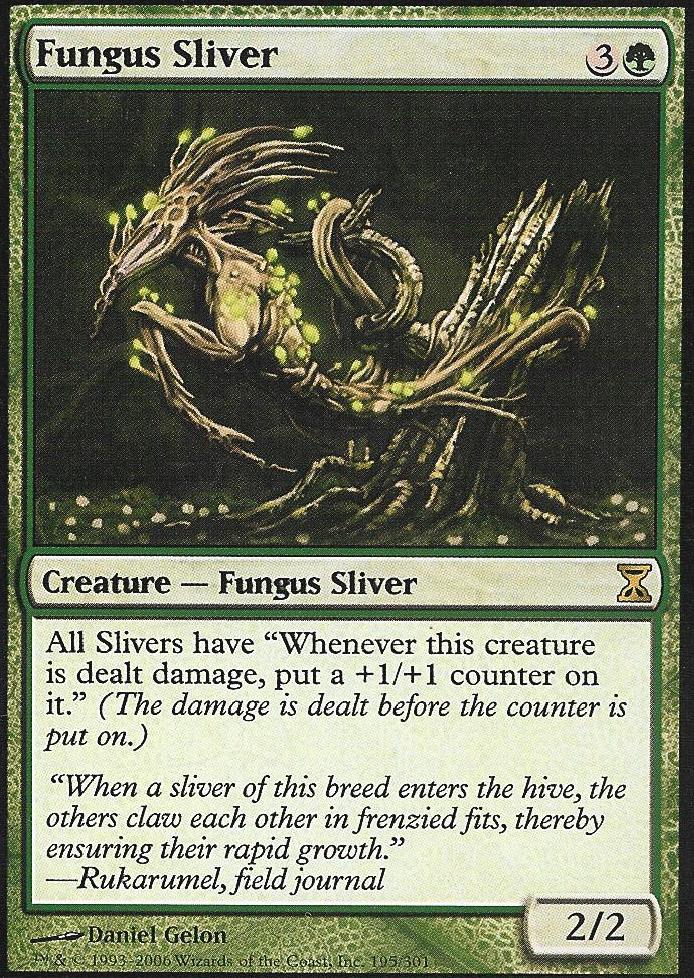 Fungus Sliver (Time Spiral) Near Mint Foil