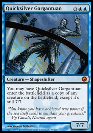Quicksilver Gargantuan (Scars of Mirrodin) Near Mint