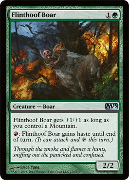 Flinthoof Boar (Magic 2013 Core Set) Near Mint Foil