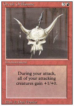 Orcish Oriflamme (Revised) Light Play