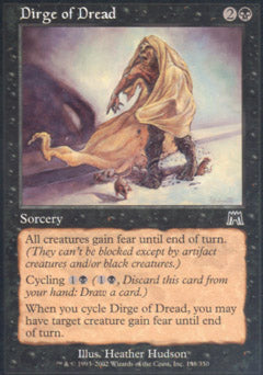 Dirge of Dread (Onslaught) Near Mint Foil
