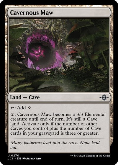 Cavernous Maw (The Lost Caverns of Ixalan) Near Mint