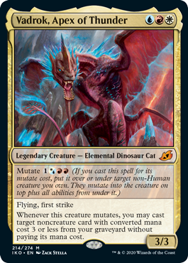 Vadrok, Apex of Thunder (Ikoria: Lair of Behemoths) Near Mint Foil