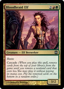 Bloodbraid Elf (Alara Reborn) Near Mint Foil
