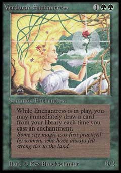 Verduran Enchantress (Beta) Near Mint