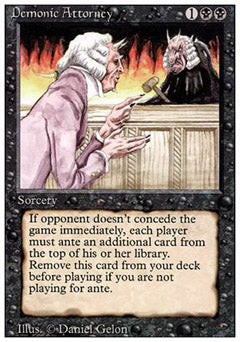 Demonic Attorney (Revised) Near Mint