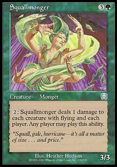 Squallmonger (Mercadian Masques) Light Play