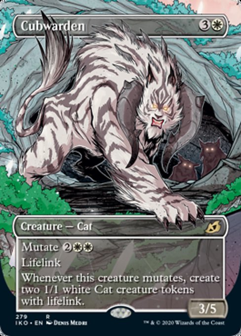 Cubwarden (Showcase) (Ikoria: Lair of Behemoths) Near Mint Foil