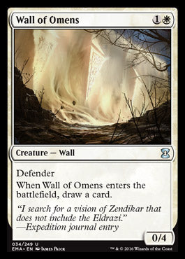 Wall of Omens (Eternal Masters) Near Mint
