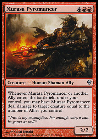 Murasa Pyromancer (Zendikar) Near Mint Foil