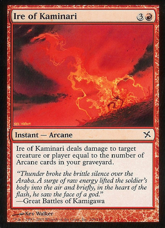 Ire of Kaminari (Betrayers of Kamigawa) Near Mint Foil