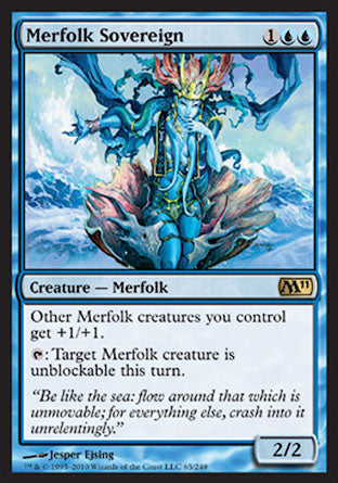 Merfolk Sovereign (Magic 2011 Core Set) Near Mint Foil